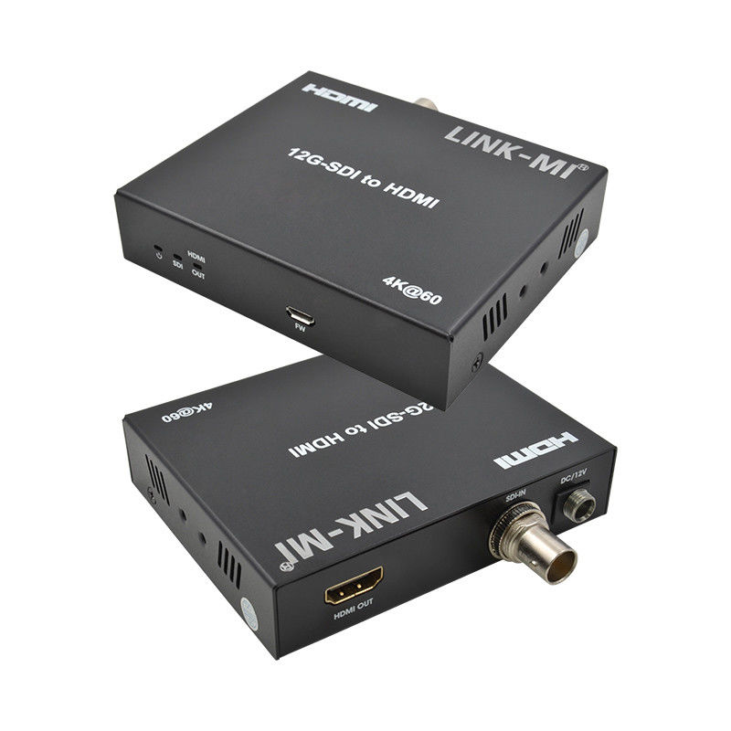 12G 6G 3G SDI Untuk Konverter Video HDMI Dukungan YUV4:22 Max 120m