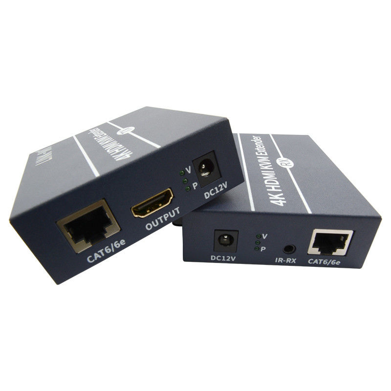 120m 4K KVM Extender HDMI Over Cat 6 / Cat6e Kabel untuk keyboard mouse