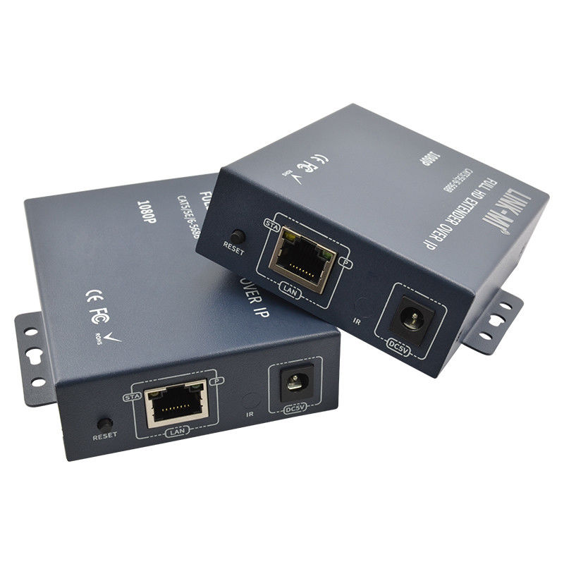 200M 1080p HDMI KVM Extenderhdmi Hdmi Over TCP/IP Dengan Loop Out Point To Multi Point
