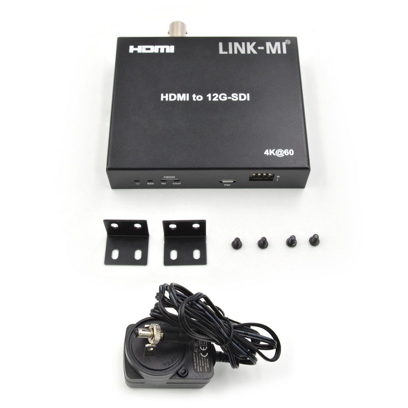 Konverter 4K HDMI ke SDI Dengan Dukungan Loop Out 12G 4K @ 60Hz EDID Max 120m