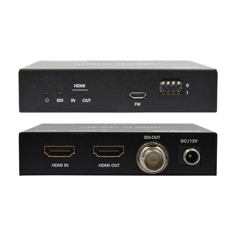 Konverter 4K HDMI ke SDI Dengan Dukungan Loop Out 12G 4K @ 60Hz EDID Max 120m