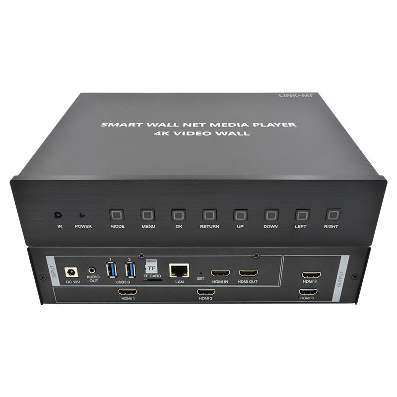 HDMI 2X2 4K Video Wall Controller Media Player TV Wall Processor Untuk 4 TV