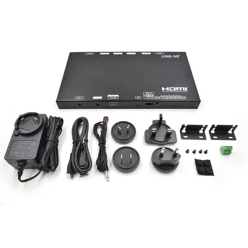 HDMI Extender 70M AV Over IP Dengan HDMI Loop Out IR RS232 Untuk 4K60Hz Video Repeater