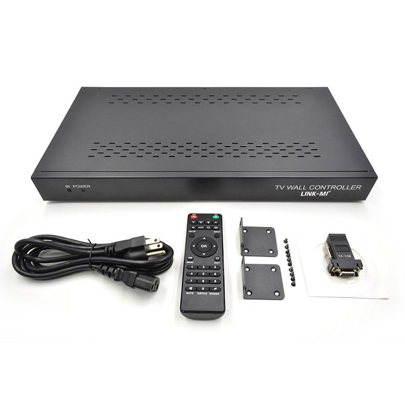 6 Saluran HDMI Video Wall Controller 2X3 LED Wall Controller Untuk 6 Splicing TV