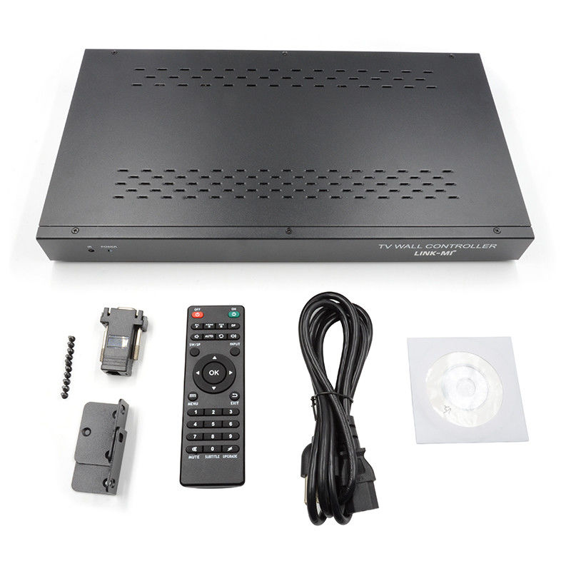 9 Saluran HDMI Video Wall Controller 3X3 Zoom Subtitles Multi Display Controller Untuk Iklan