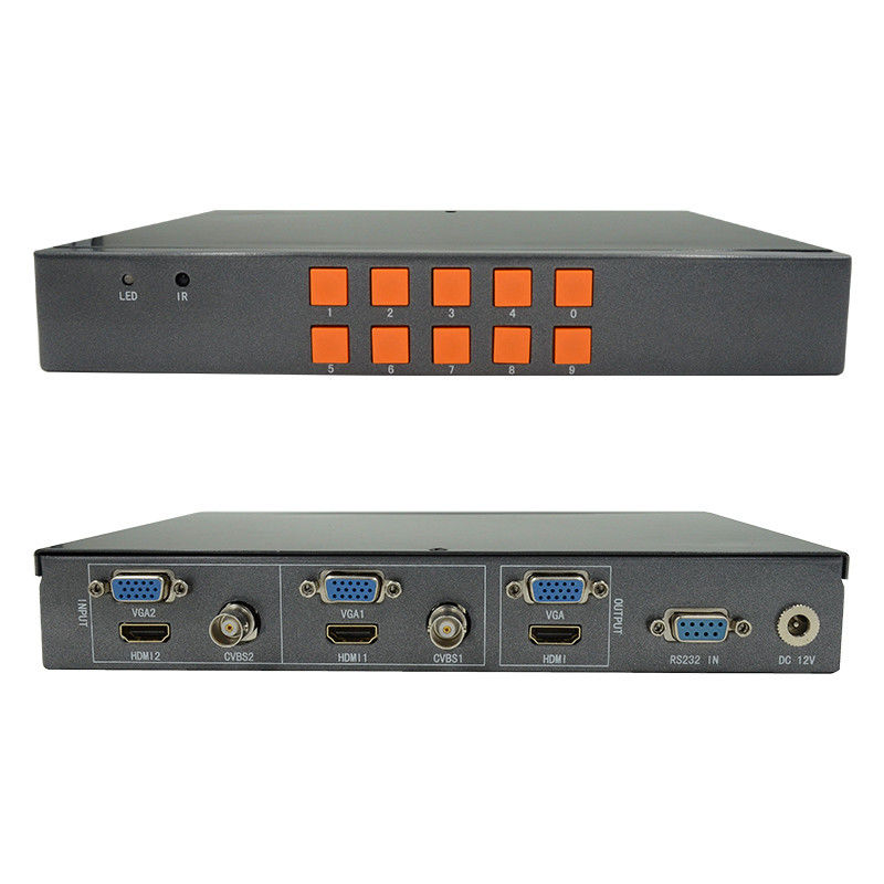 PIP POP 4k 60hz Hdmi Switcher 2x1 Multiviewer Setiap Gambar Zoom In / Out 1080P