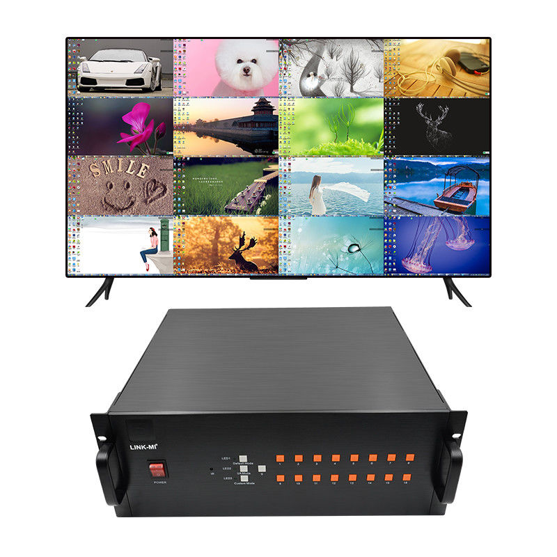 16 Saluran Video HDMI Multi Viewer VGA BNC Sinyal Input 1080P 16X1 HDMI Switch