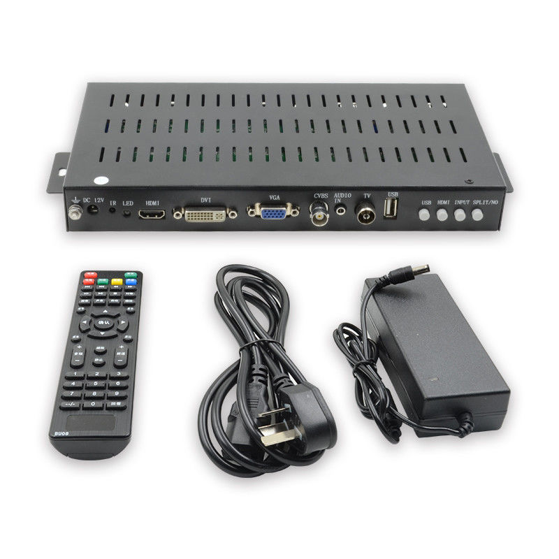 2X2 1X2 1X3 HDMI Video Wall Controller 1x4 1080P 90 derajat Rotasi Untuk Tampilan Potret