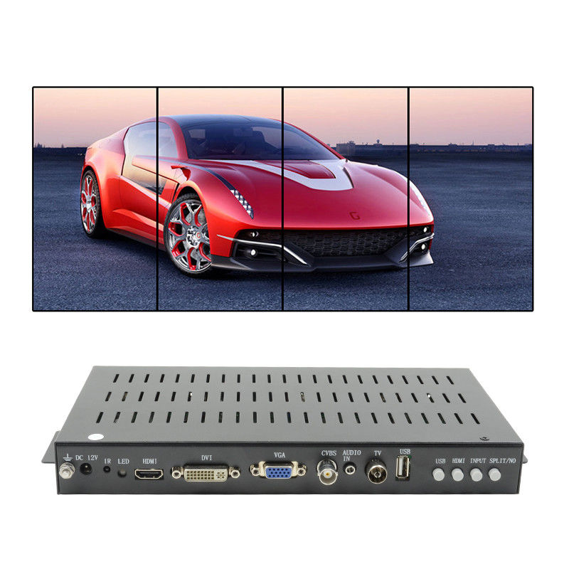 2X2 1X2 1X3 HDMI Video Wall Controller 1x4 1080P 90 derajat Rotasi Untuk Tampilan Potret