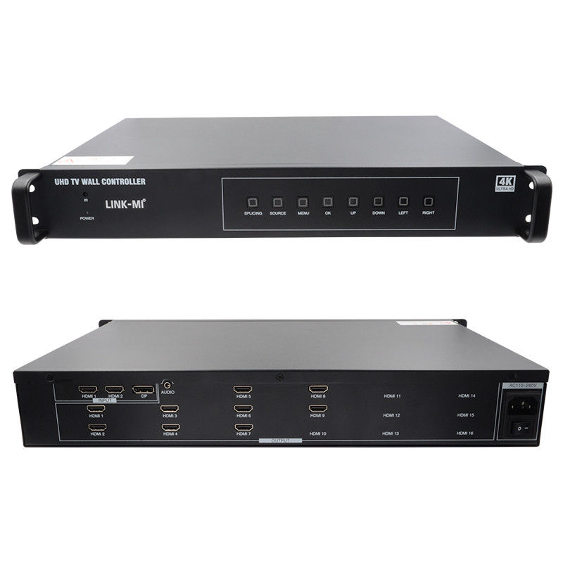 3x3 Video Wall Processor 4K Dengan Rotasi Gambar Roaming Window Controller 3x3 4k