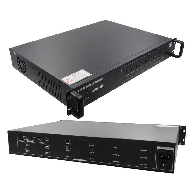 2X3 HDMI Video Wall Controller 4K 1x4 1X3 1X2 TV Wall Processor Untuk 6 display