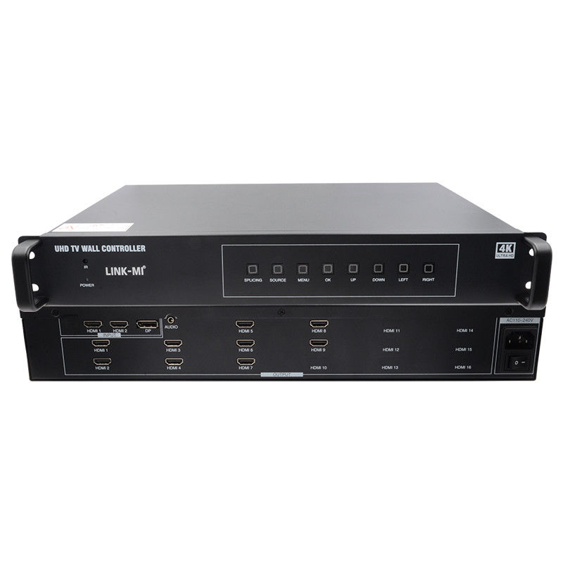 3x3 Video Wall Processor 4K Dengan Rotasi Gambar Roaming Window Controller 3x3 4k