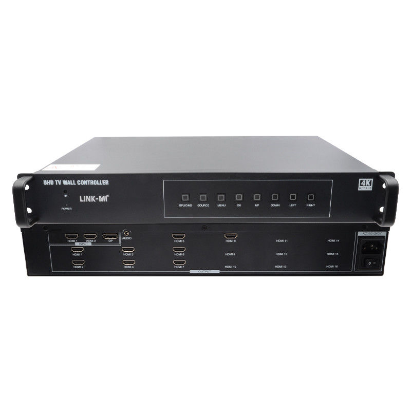2X4 TV HDMI Wall Controller 4K 60Hz 2X3 Video Wall Processor 2X2 Untuk 8 Unit Tampilan