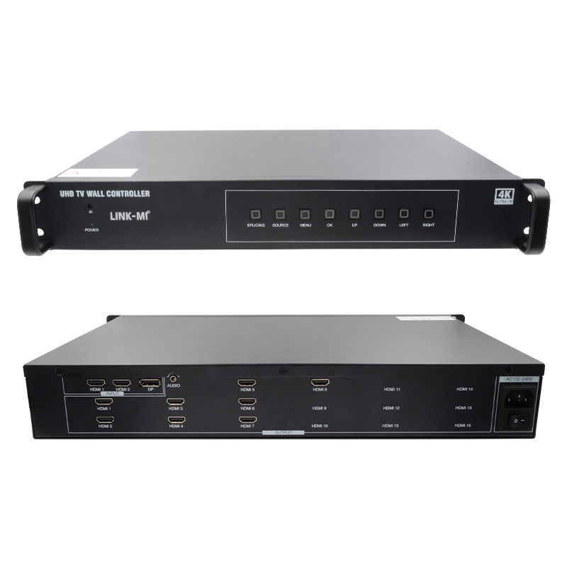 2X4 TV HDMI Wall Controller 4K 60Hz 2X3 Video Wall Processor 2X2 Untuk 8 Unit Tampilan