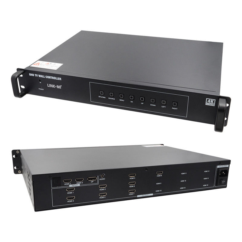 2X4 TV HDMI Wall Controller 4K 60Hz 2X3 Video Wall Processor 2X2 Untuk 8 Unit Tampilan