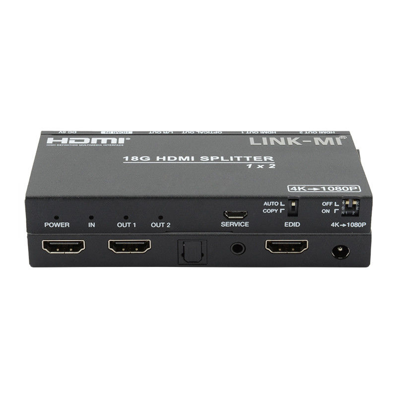 4K 2.0b 2 Port HDMI Splitter 4 HDCP 2.2COPY AUTO EDID Hdmi Audio Video Ekstrak