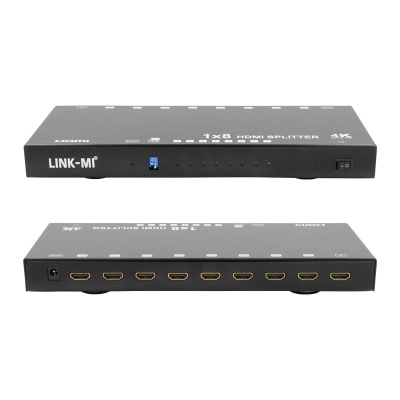 8 Port 4K HDMI Splitter Video Splitter 3d EDID 1 In 8 Out Duplikator Untuk 8 TV