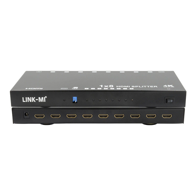 8 Port 4K HDMI Splitter Video Splitter 3d EDID 1 In 8 Out Duplikator Untuk 8 TV