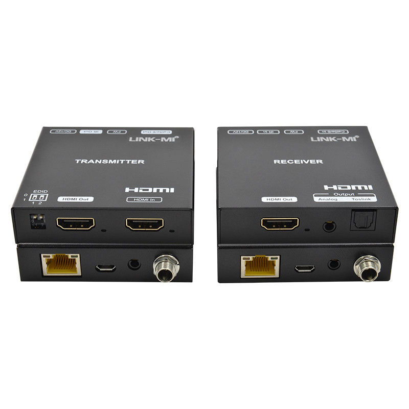 70M 4K KVM HDMI Extender Dengan Dukungan Loop Out HDR10 Dual POC SPDIF Audio Extraction