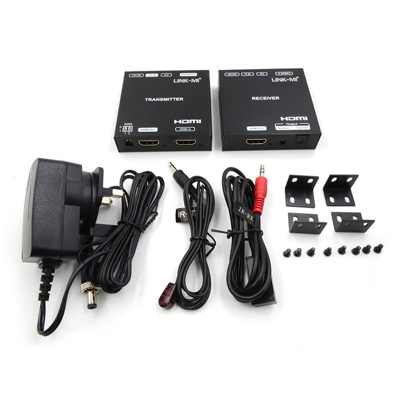 70M 4K KVM HDMI Extender Dengan Dukungan Loop Out HDR10 Dual POC SPDIF Audio Extraction