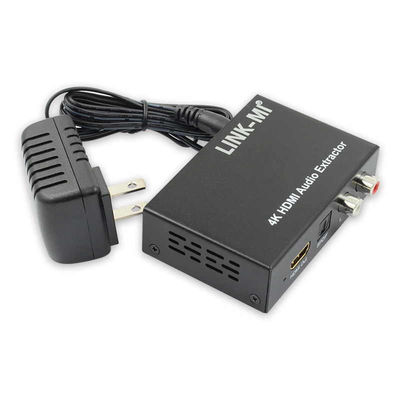 2K 4K HDMI Audio Extractor Untuk Apple TV Blu-Ray Player Dukungan 3D EDID