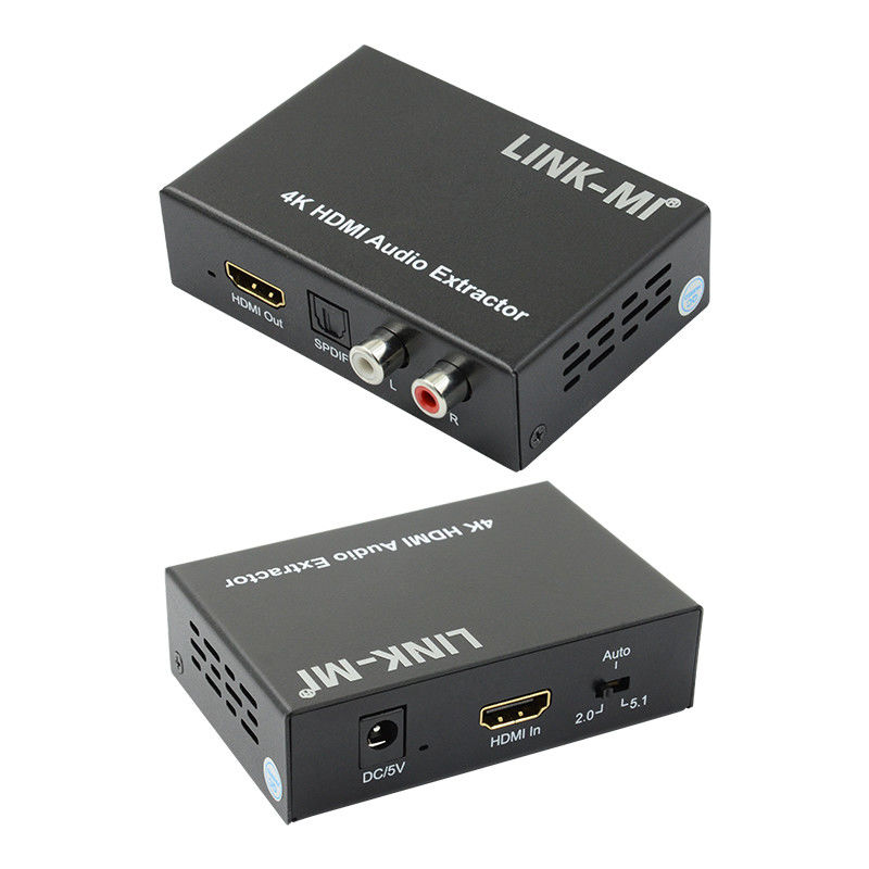 2K 4K HDMI Audio Extractor Untuk Apple TV Blu-Ray Player Dukungan 3D EDID