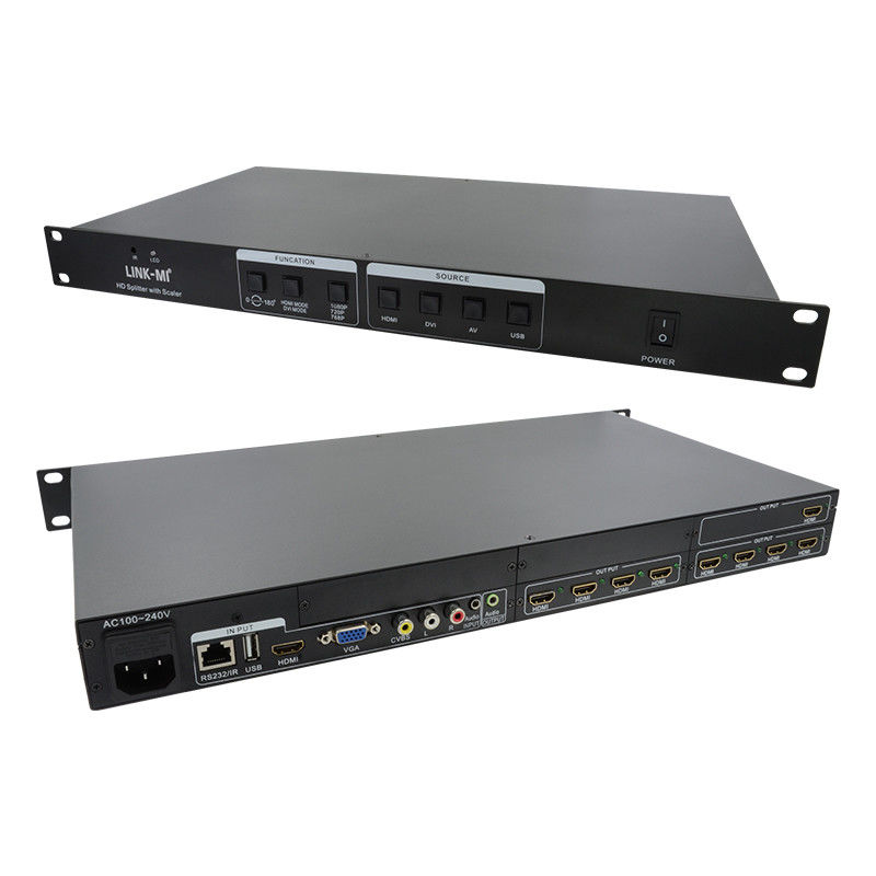 4X20 HDMI Splitter 4K Dengan Scaler Hdmi Audio Splitter 4k 4 hingga 20 Channel