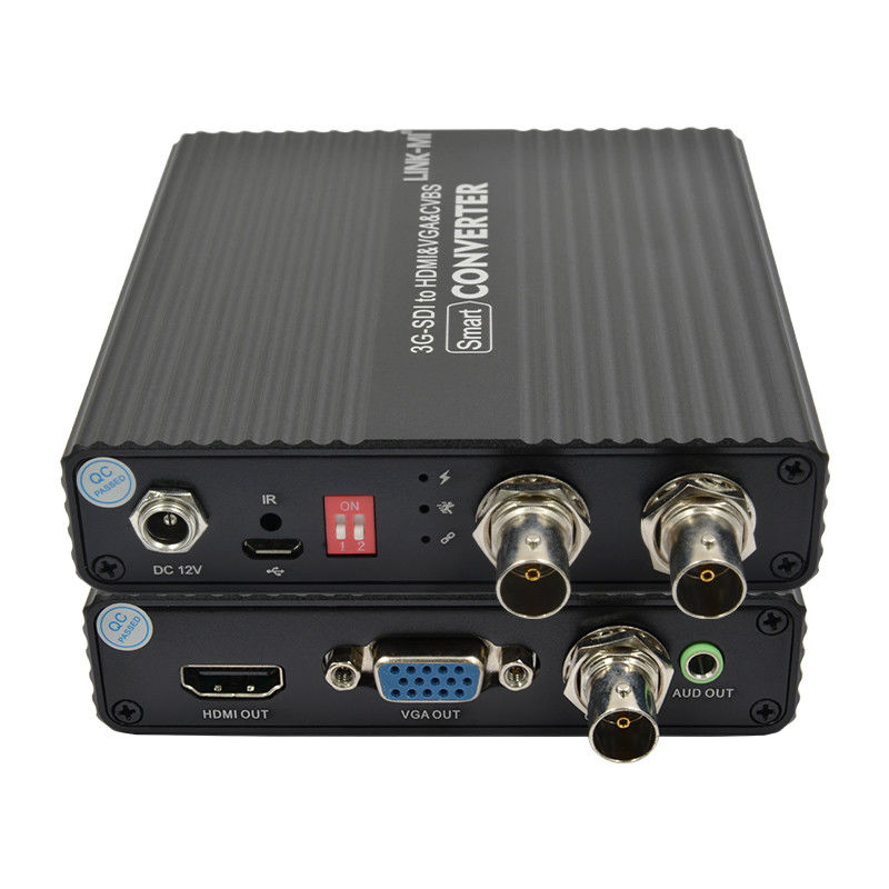CVBS SDI ke Konverter HDMI Semua Cvbs ke HDMI SDI ke Konverter Video VGA 75 Ohm