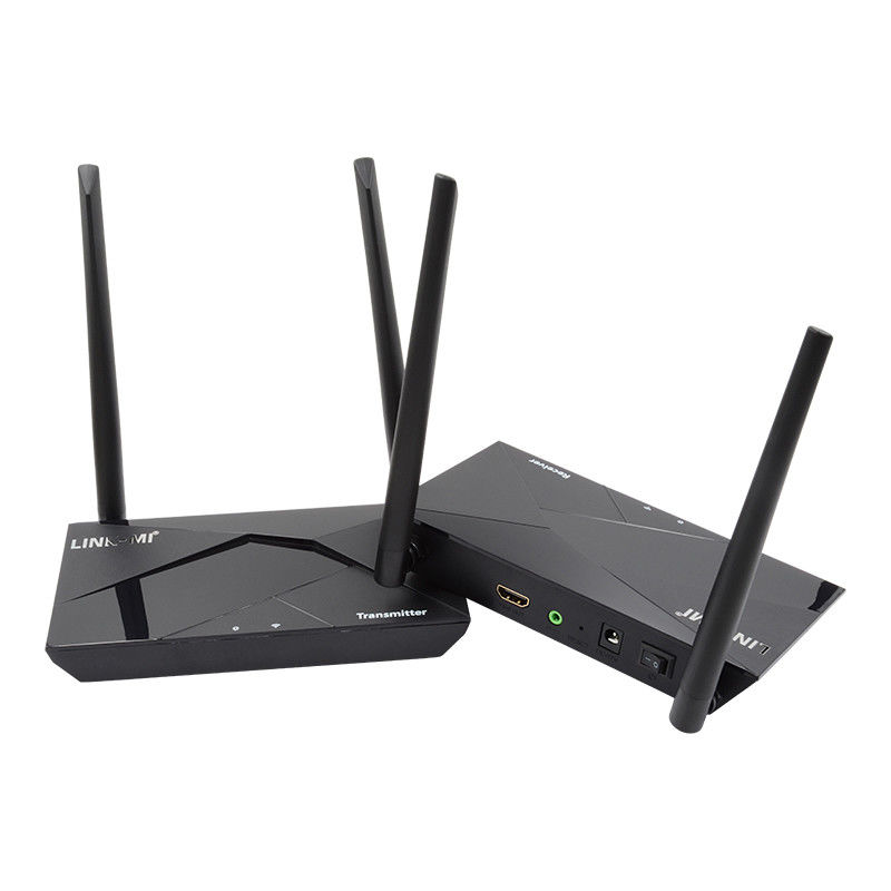 100M HDMI Extender Over Wireless Dengan Dukungan Loop Out 1080P 60Hz YUV 4:44 8Bit