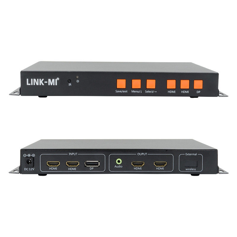 Layar Telepon HDMI Video Wall Controller 90 180 270 derajat Rotasi HDMI Multi Window Processor