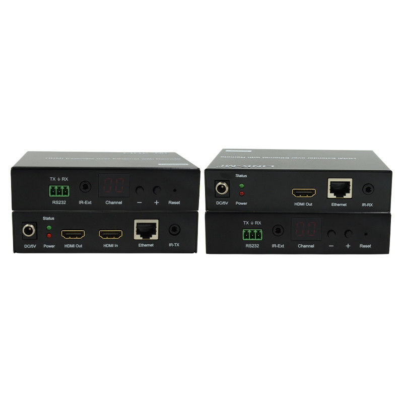 120M AV HDMI Over IP POE Extender Dukungan POE RS232 Video HDMI Extender