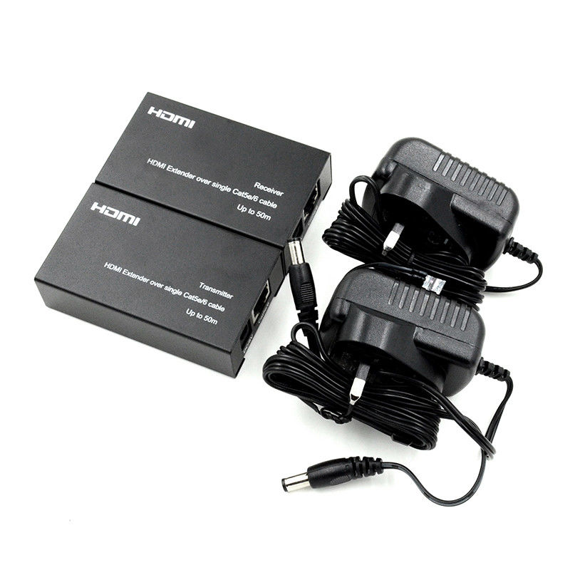 1080i SDI Extender 50m HDMI Over Cat6 Cat5eCable Dengan Dukungan Fungsi EDID 1080P