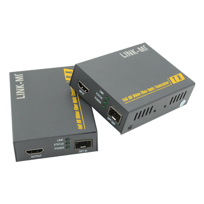 2km HDMI Fiber Optic Extender Dukungan 3D 4K EDID Video Extender Over Fiber