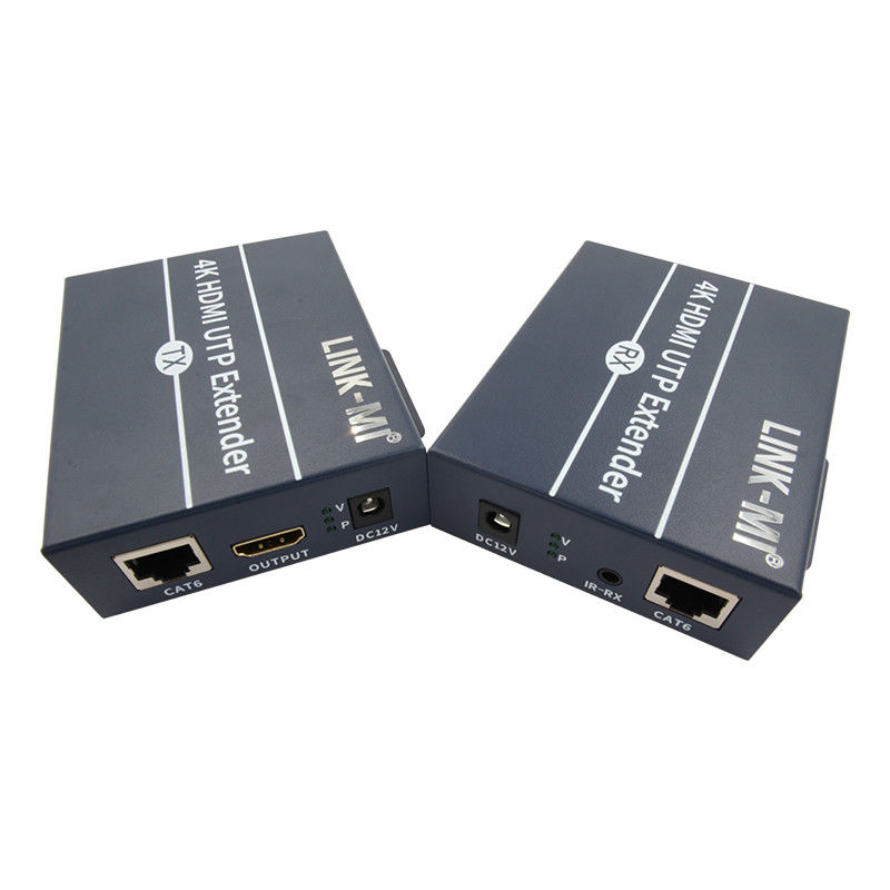 120m 4K HDMI Extender Over Cat6 Cat6e Kabel Dengan HDMI Loop Out IR Control