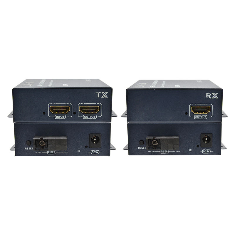 20KM HDMI Extender Over Fiber Dengan Loop Out Untuk Modul Serat SC/FC 1080P