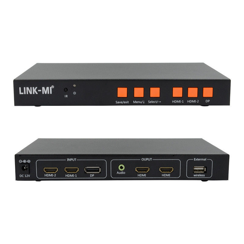 Telepon Mirror Cast 4k Video Wall Processor Video Rotator 90 180 270 derajat Rotasi