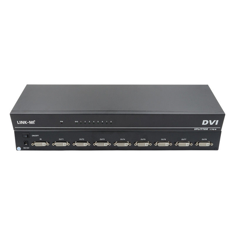 DVI D 29pin Video HDMI Switch Wanita HDMI Splitter 1 In 8 Out 4k