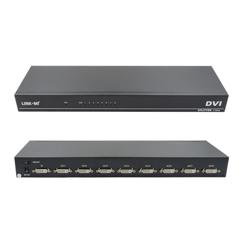 DVI D 29pin Video HDMI Switch Wanita HDMI Splitter 1 In 8 Out 4k