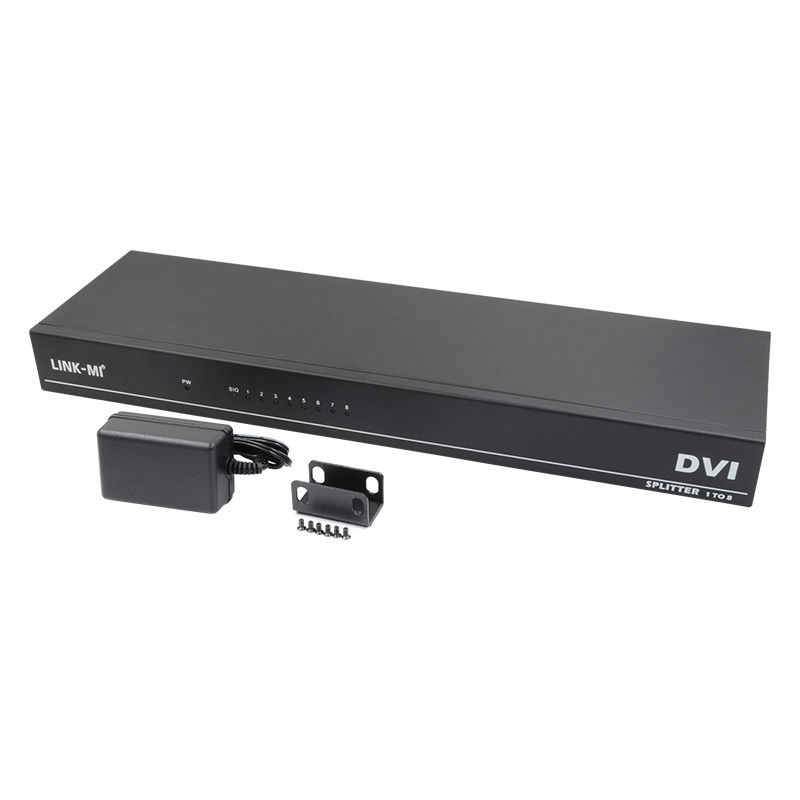 DVI D 29pin Video HDMI Switch Wanita HDMI Splitter 1 In 8 Out 4k