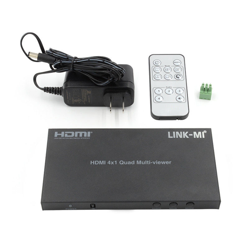 Performa tinggi HDMI 4x1 Quad Multi Viewer HDMI 1.4b HDCP 1.4 Dan DVI Kompatibel