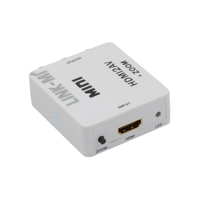 MINI HDMI Ke CVBS MINI HDMI Ke AV Konverter Sinyal Kompatibel HDMI 1.3