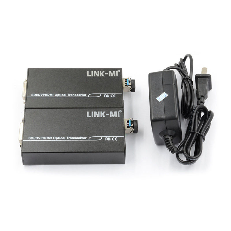 1550/1310nm Fiber Full HD Optical Transmitter dan Receiver dengan Input Audio 3,5 mm