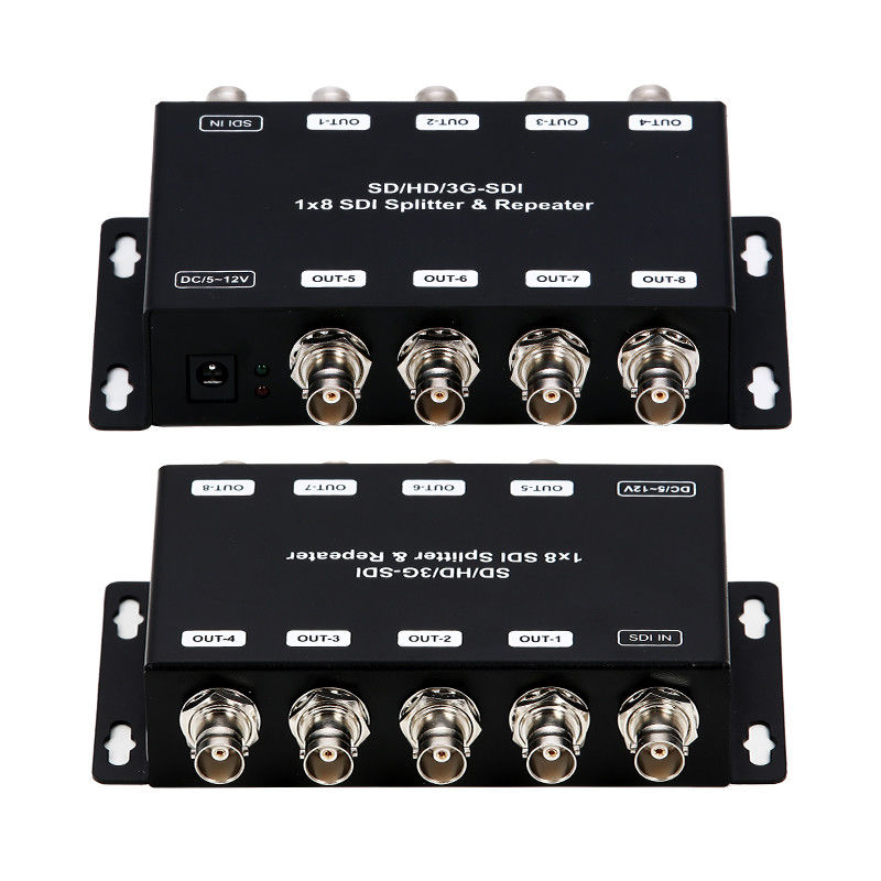 LM-SDI-108B 1 sampai 8 SD/HD/3G-SDI Distribution Amplifier Repeater dengan Impedansi 75 ohm
